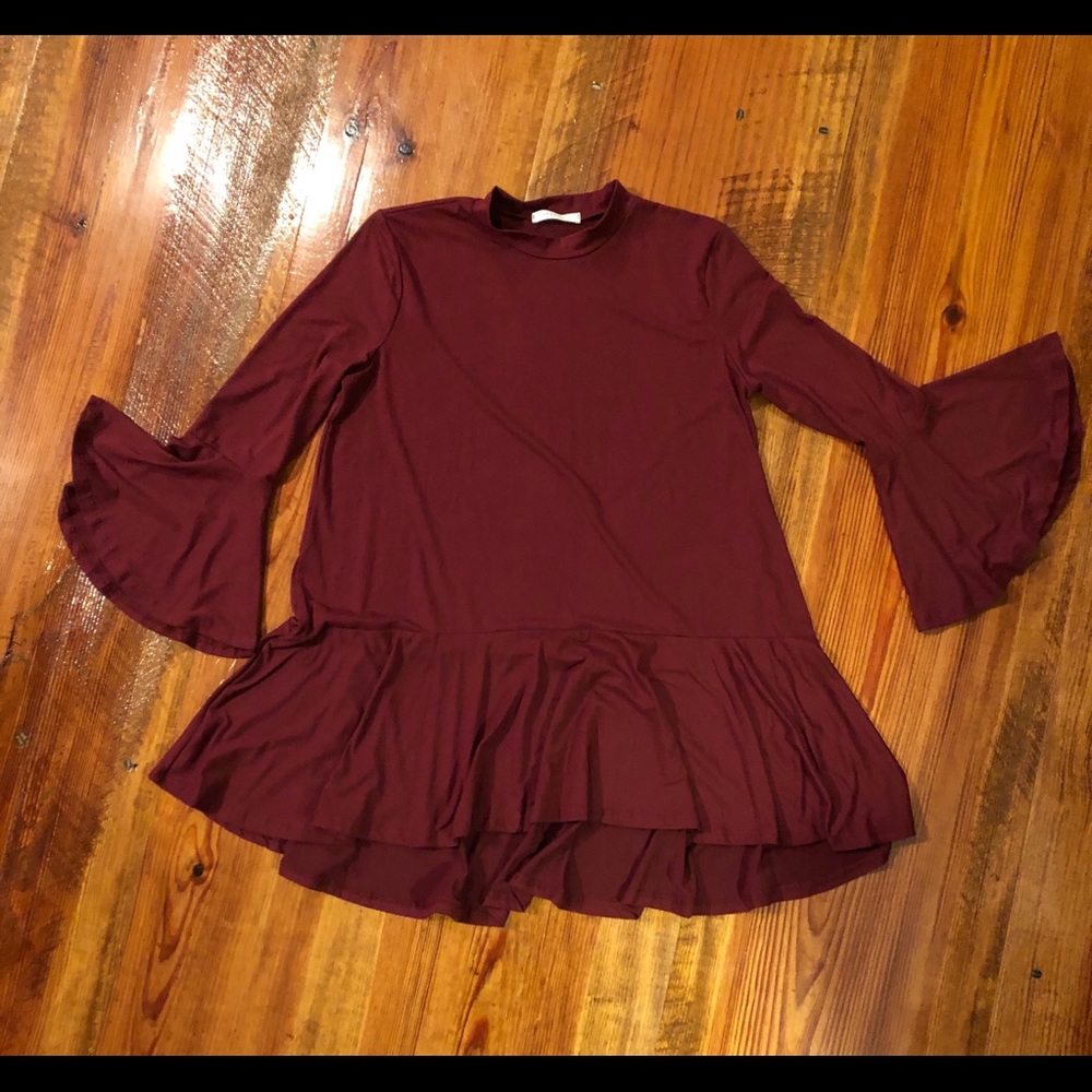 Maroon tunic